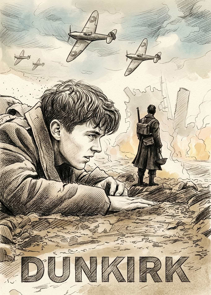Dunkirk Movie Poster Illustration