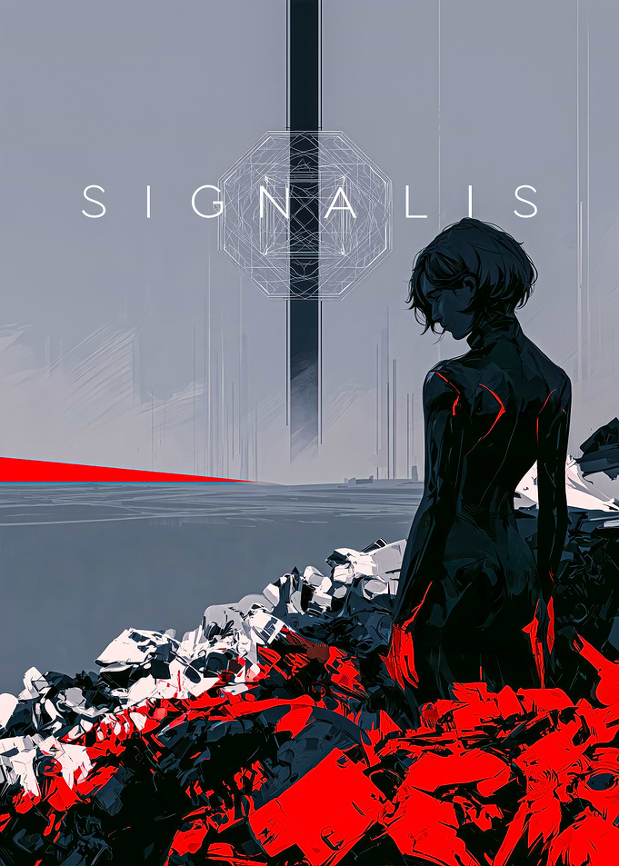 Signalis Elster Character Poster
