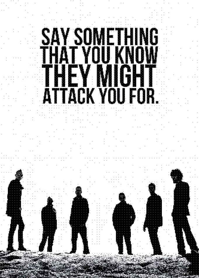 Linkin Park Inspirational Quote Poster