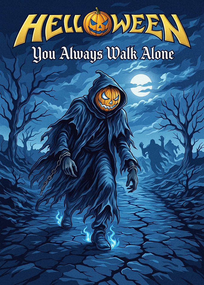 Helloween You Always Walk Alone Poster