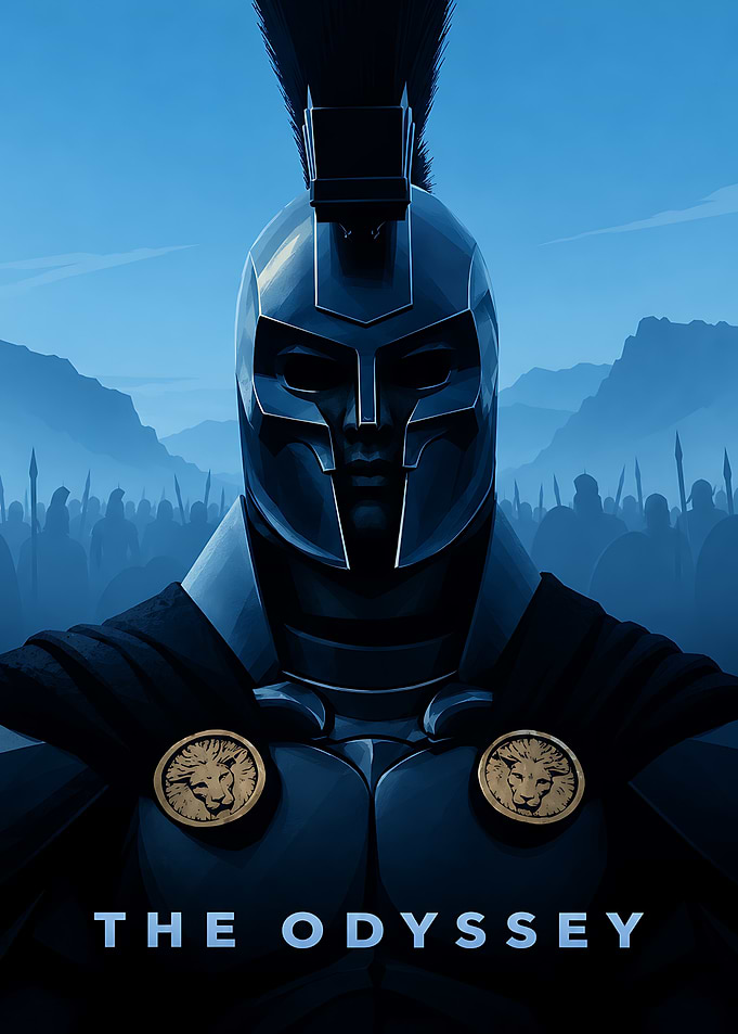 The Odyssey Spartan Warrior Poster