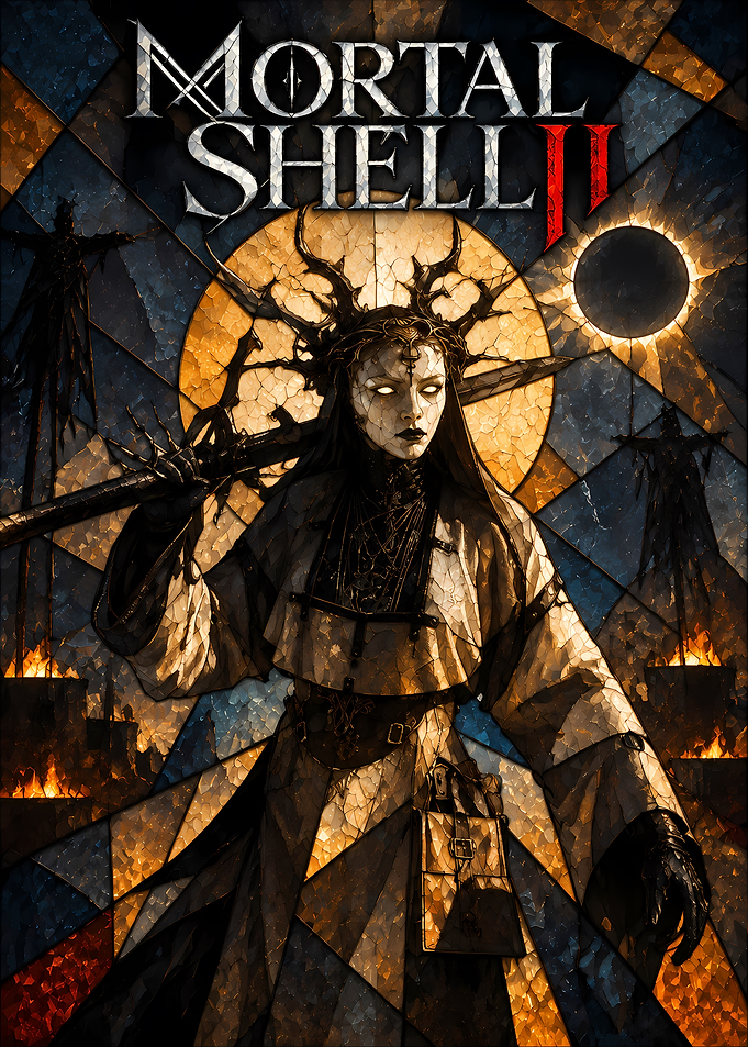 Mortal Shell II Stained Glass Poster