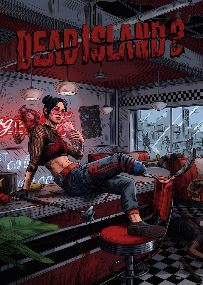 Dead Island 2 Diner Survivor Art