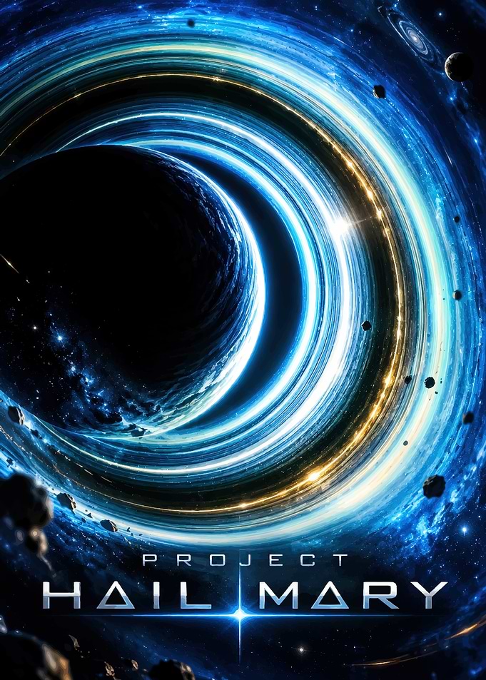 Project Hail Mary Space Poster