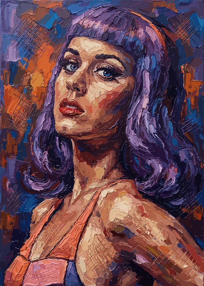 Impressionist Portrait of Katy Perry