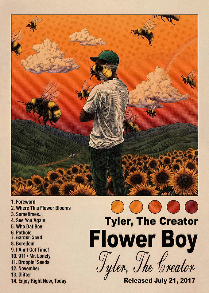 Tyler, The Creator Flower Boy Poster
