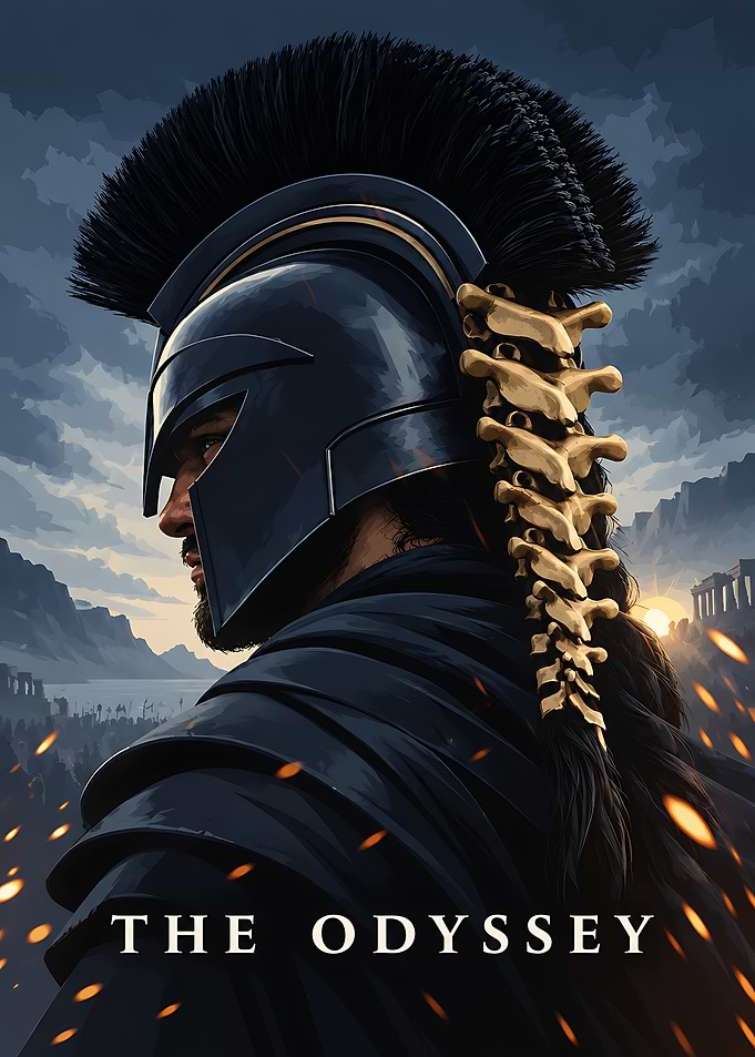 The Odyssey Spartan Warrior Poster