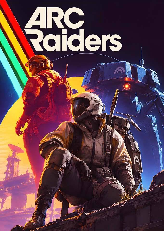 ARC Raiders Sci-Fi Soldier & Robot Post-Apocalyptic Gaming Poster