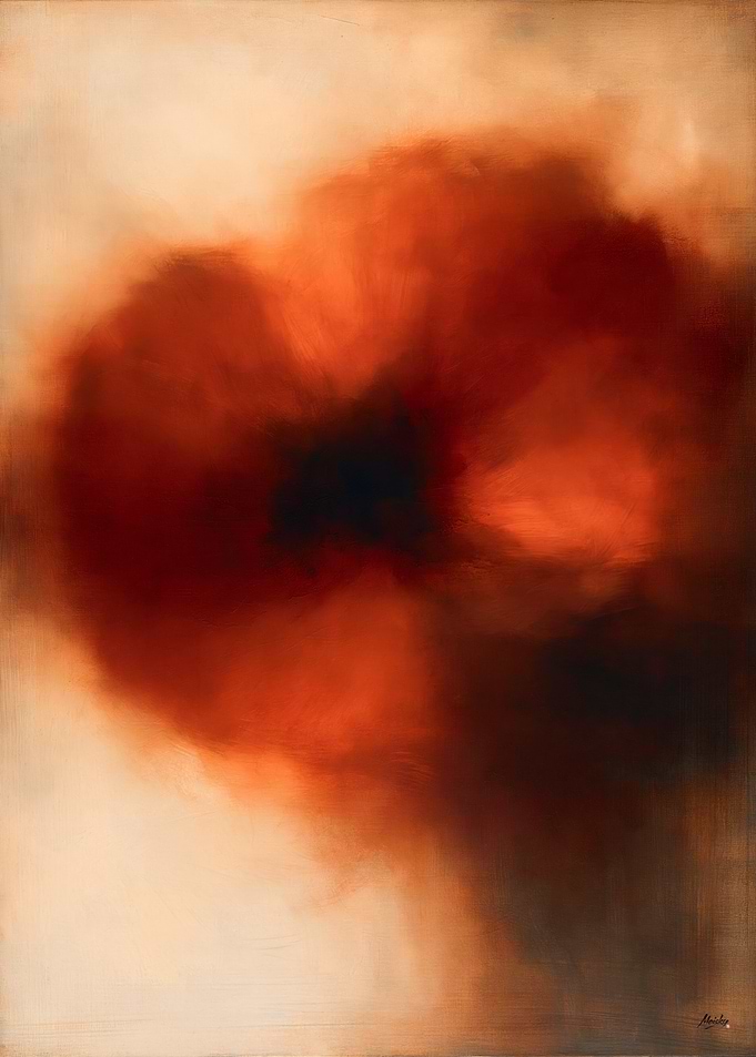 Keshi Poppy in Crimson Mist
