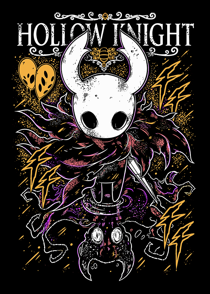 Hollow Knight Character Illustration