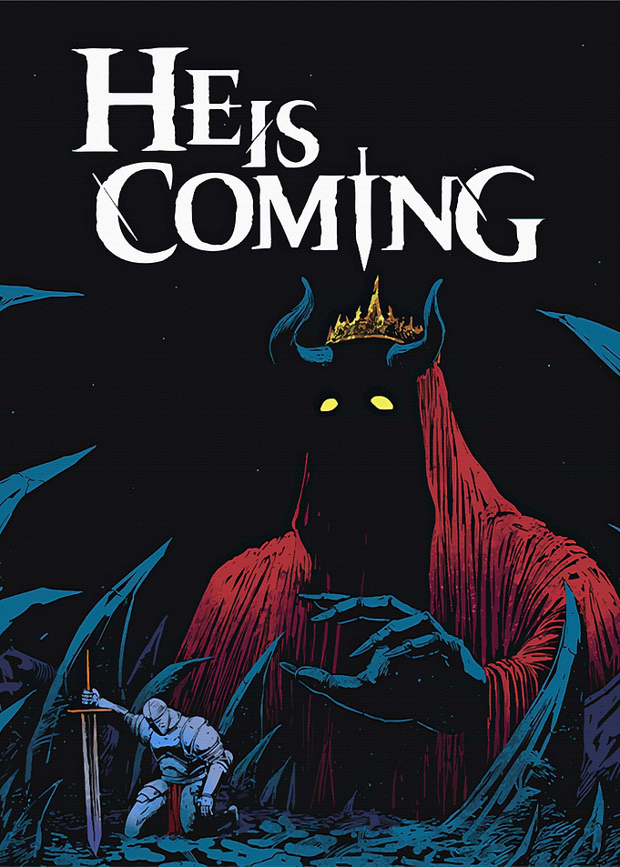 He Is Coming Dark Fantasy Poster