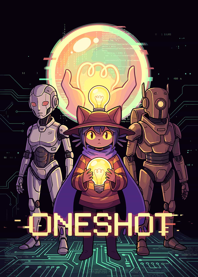 OneShot Game Poster with Niko