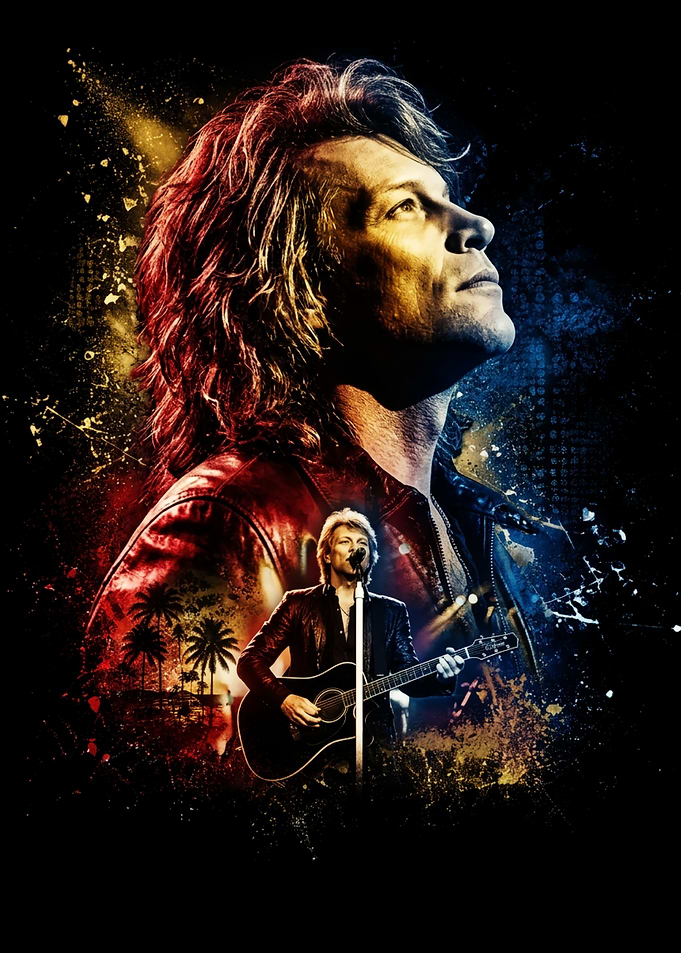 Jon Bon Jovi Artistic Portrait