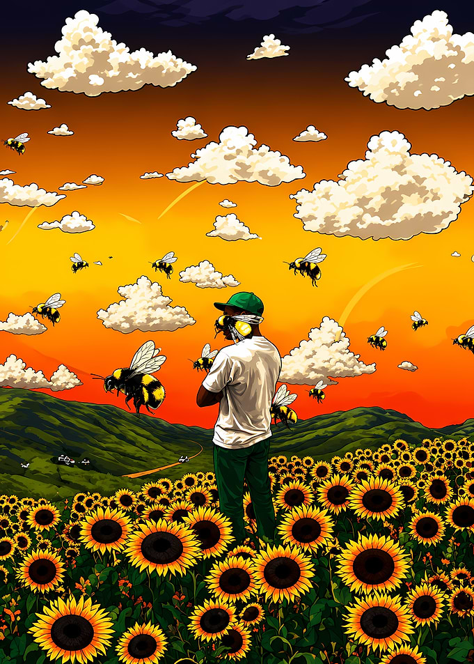 Tyler the Creator Flower Boy Pixel Art