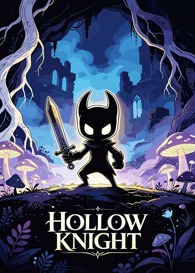 Hollow Knight Game Poster