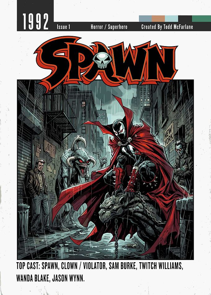 Spawn Comic Book Art