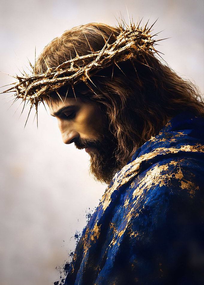 Jesus Christ with Crown of Thorns