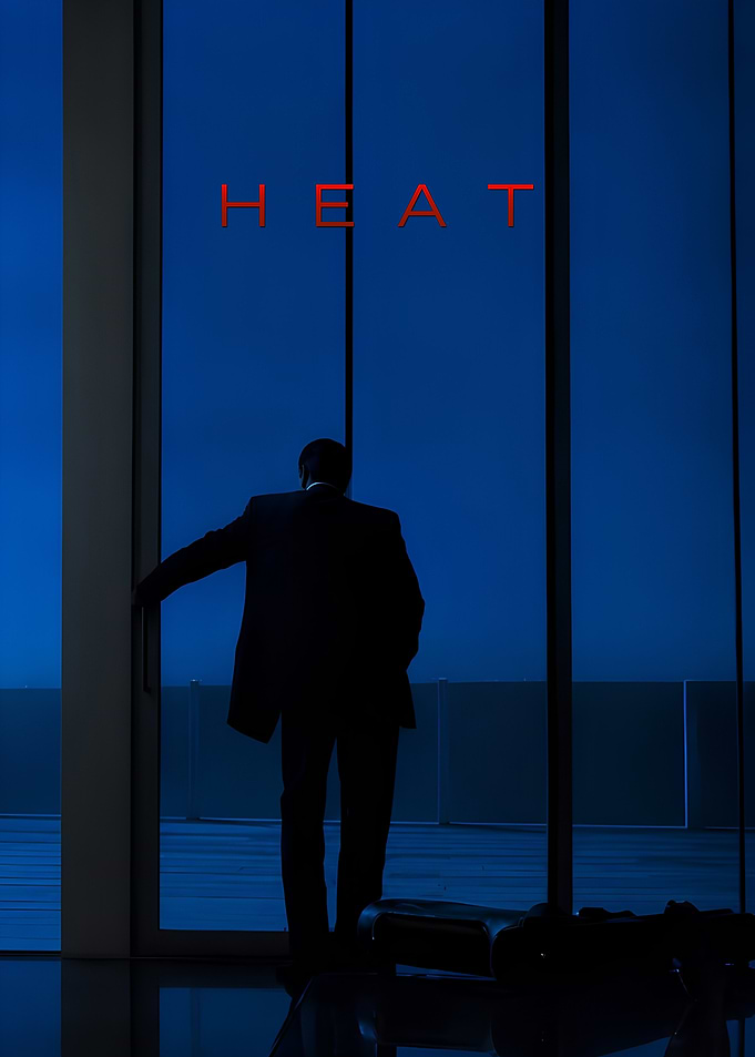Heat Movie Minimalist Poster