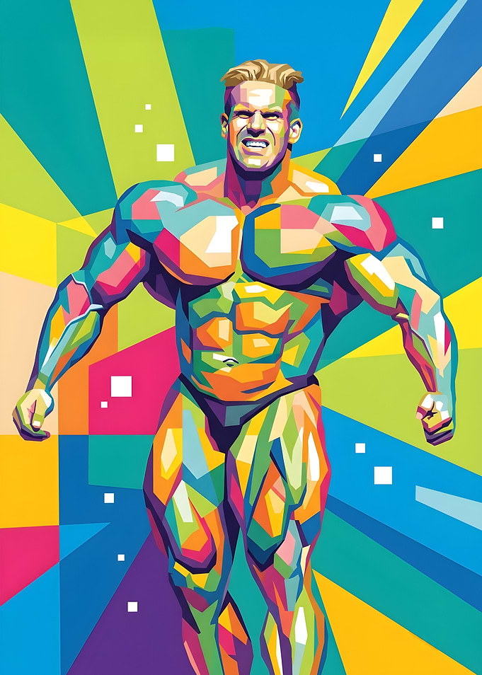 Jay Cutler Pop Art Portrait