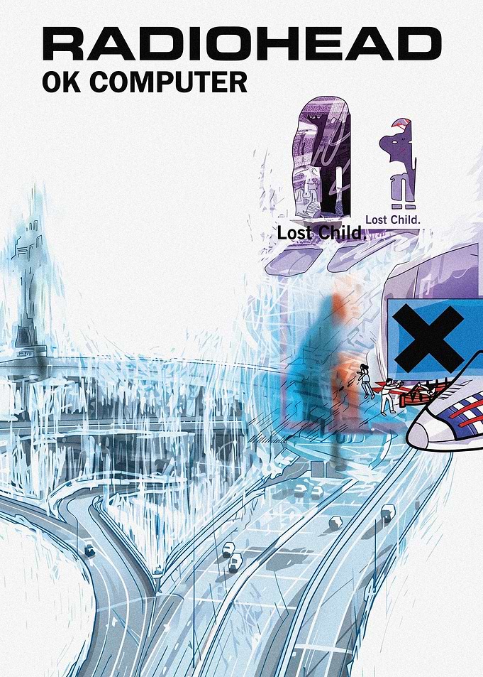 Radiohead OK Computer Album Art Poster