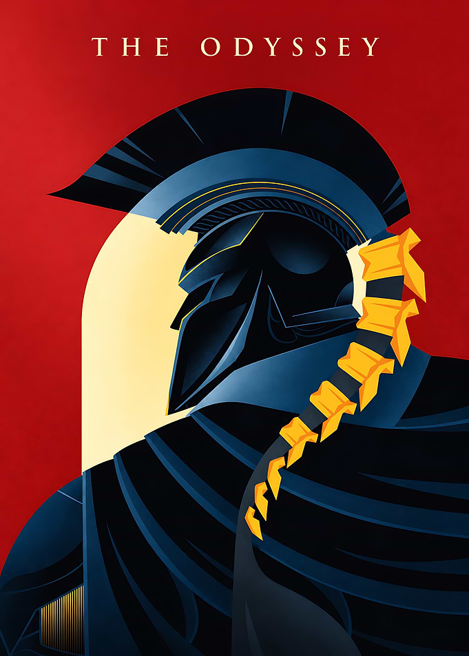The Odyssey Spartan Warrior Poster