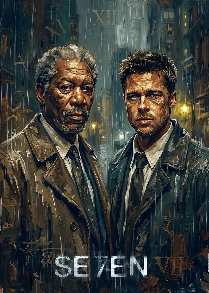 Se7en Movie Poster Art