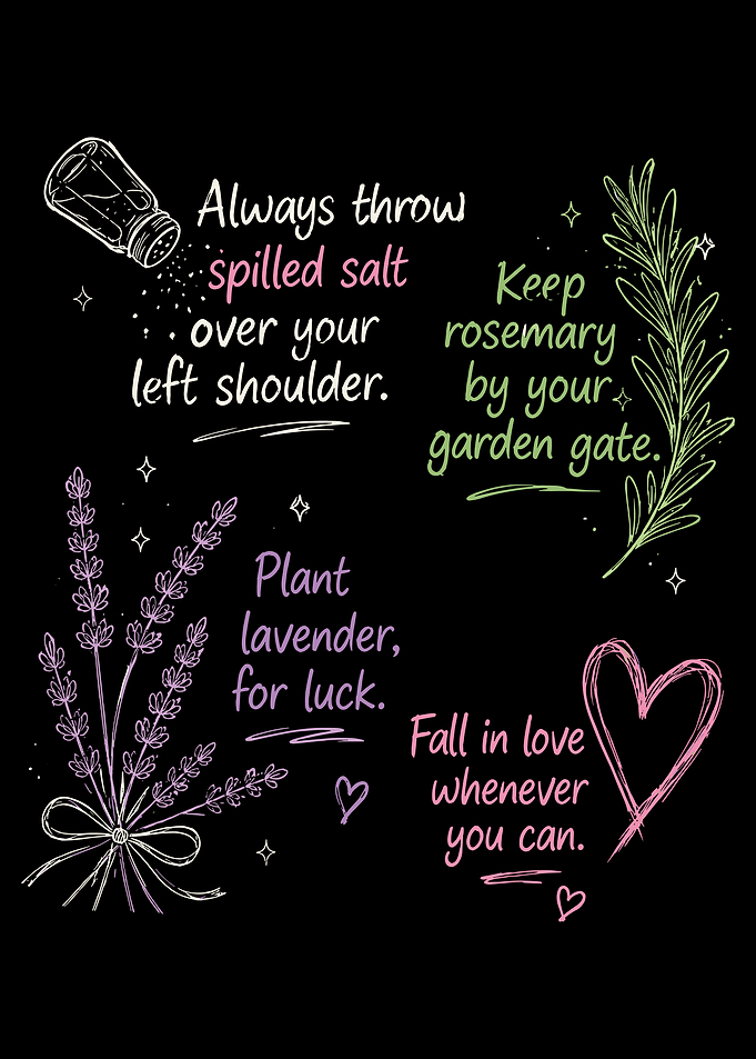 Witchy Wisdom Chalkboard Art