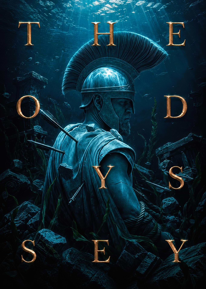 The Odyssey Underwater Warrior Poster
