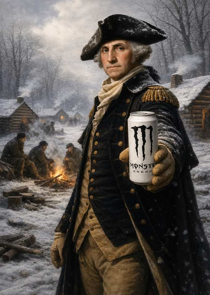 George Washington Offering Energy Drink