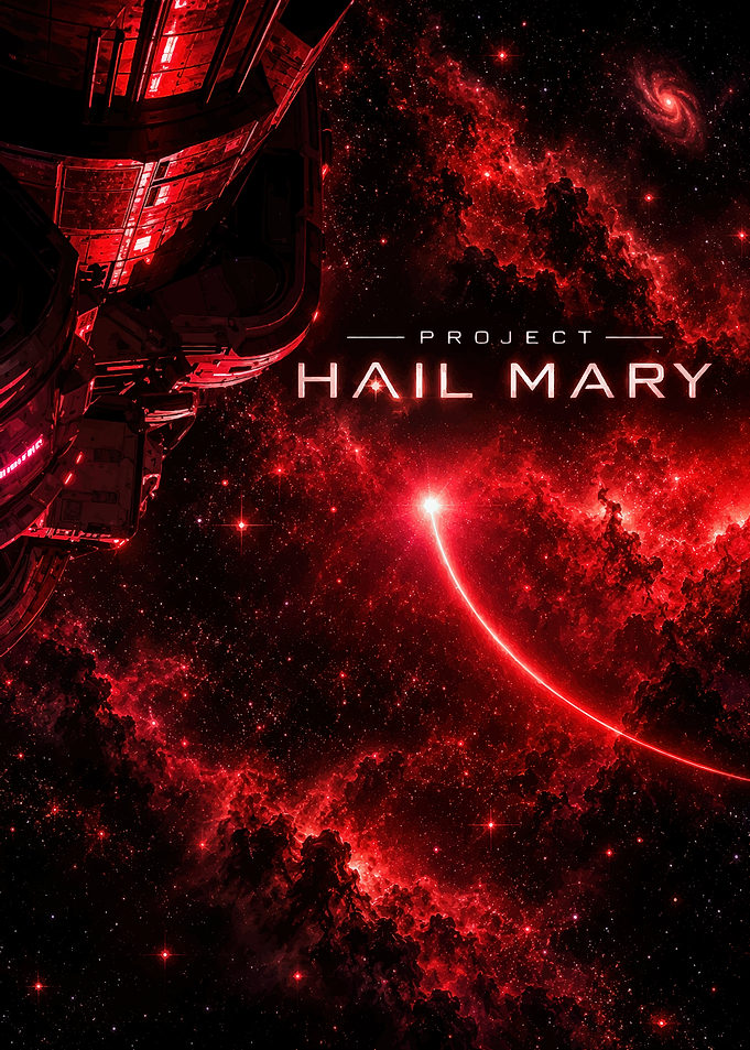 Project Hail Mary Space Poster