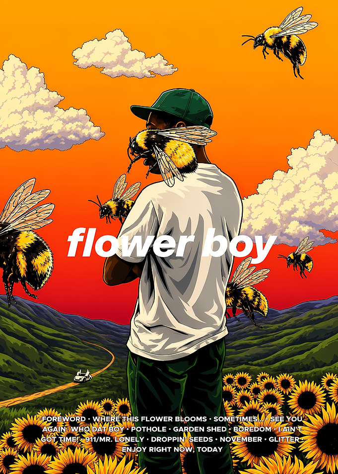 Tyler, the Creator Flower Boy Poster