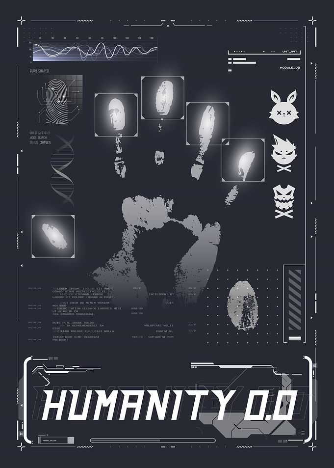 Humanity 0.0 Futuristic Digital Interface