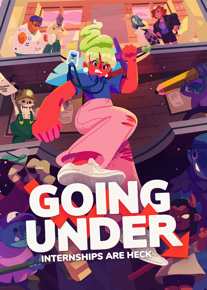 Going Under Video Game Poster