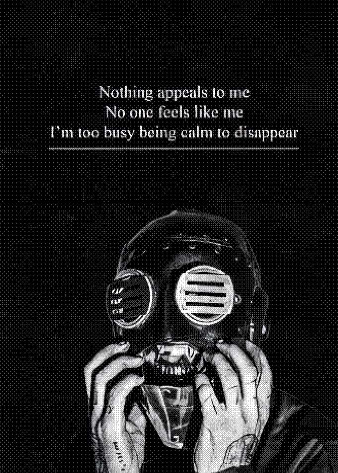 Slipknot Mask Quote Poster