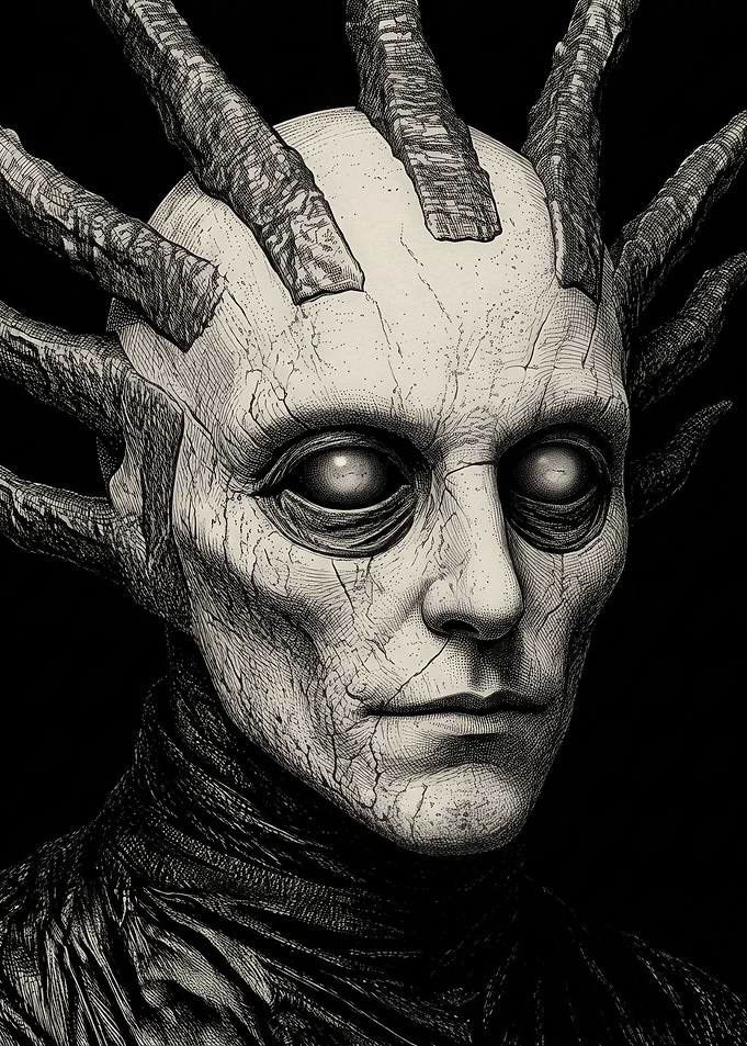 Ethereal Alien Being Portrait