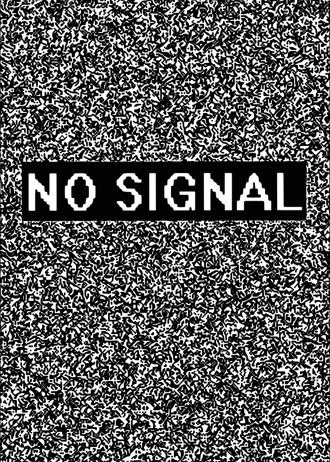 No Signal Television Static Screen