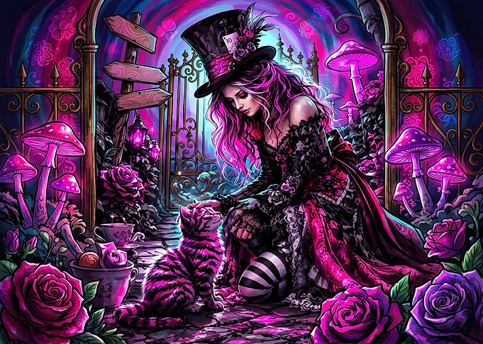 Alice in Wonderland Fantasy Art