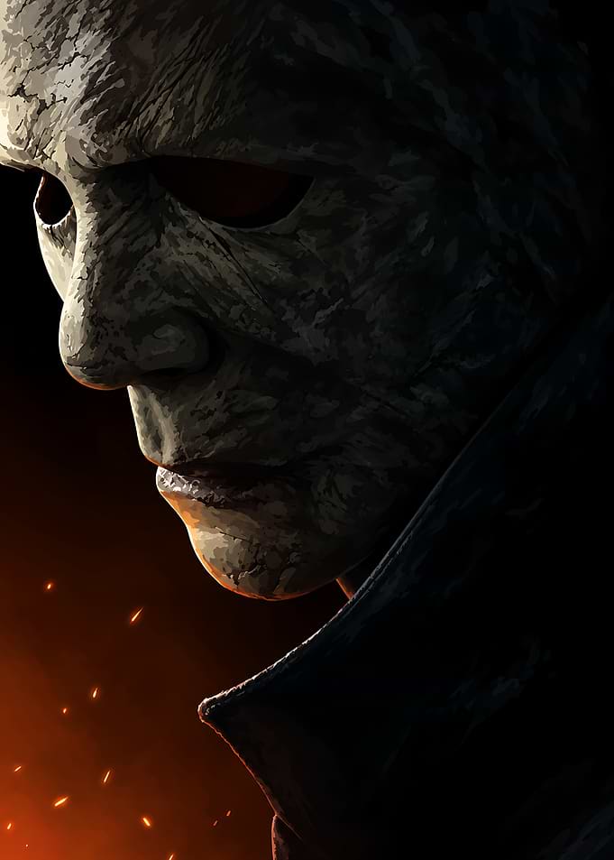 Michael Myers Halloween Horror Portrait