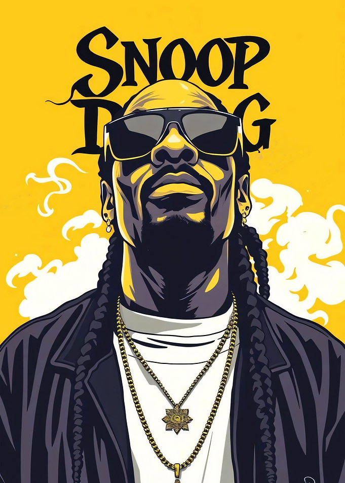 Snoop Dogg Pop Art Portrait