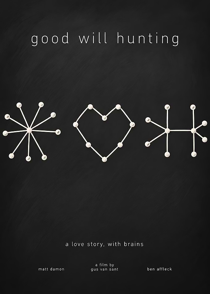 Good Will Hunting Minimalist Movie Poster