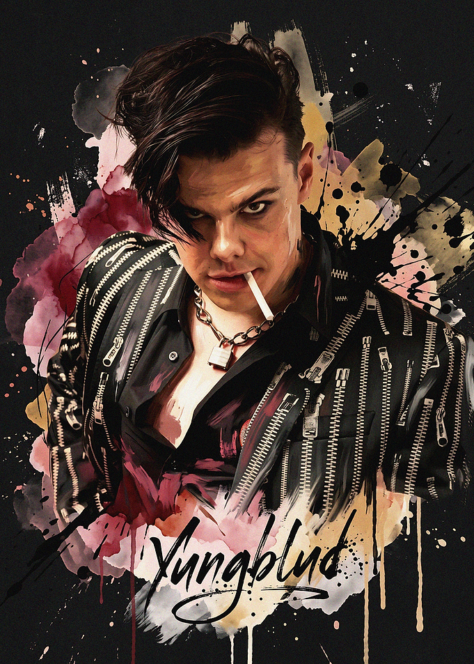 Yungblud Artistic Portrait Poster