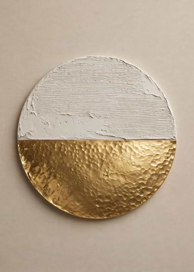 Minimalist Japandi Gold Plaster Horizon