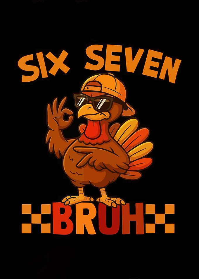 Cool Turkey Thanksgiving Graphic