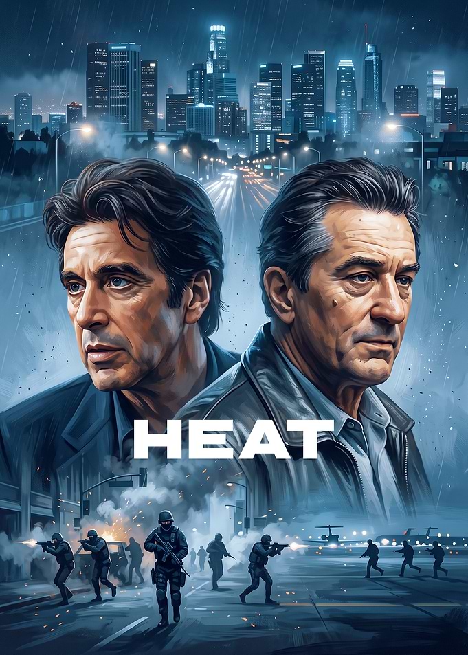 Heat Movie Poster Art
