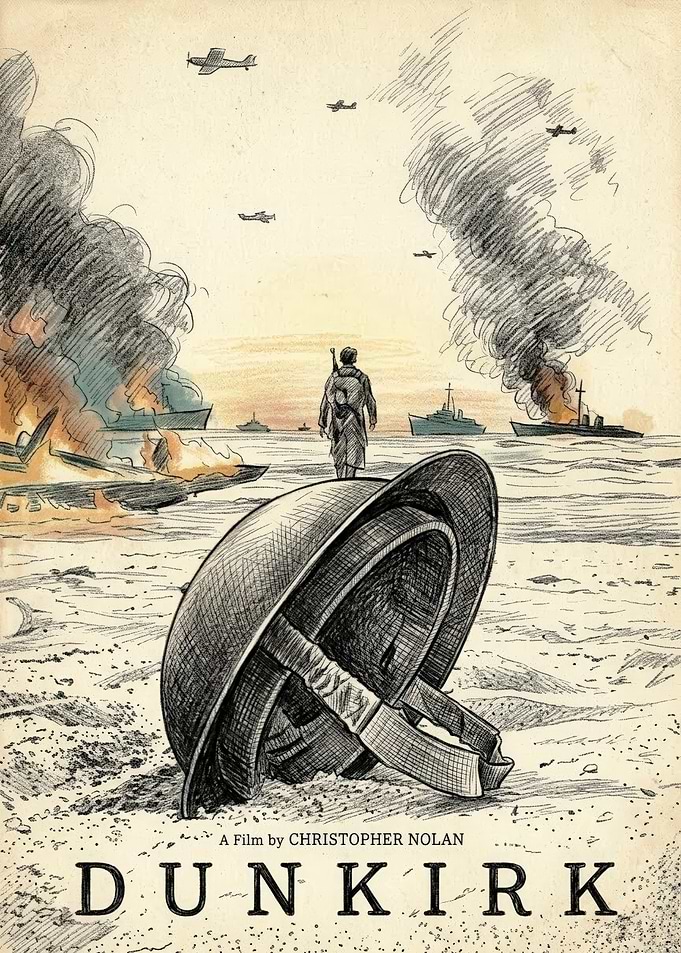 Dunkirk Movie Poster Illustration