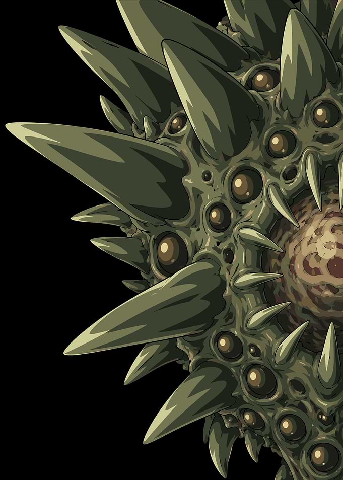 Spiky Eldritch Horror Monster