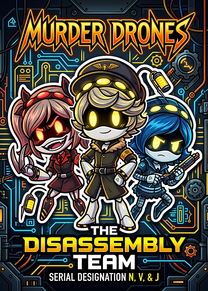 Murder Drones The Disassembly Team Poster