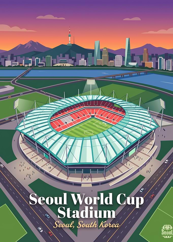 Seoul World Cup Stadium Illustration