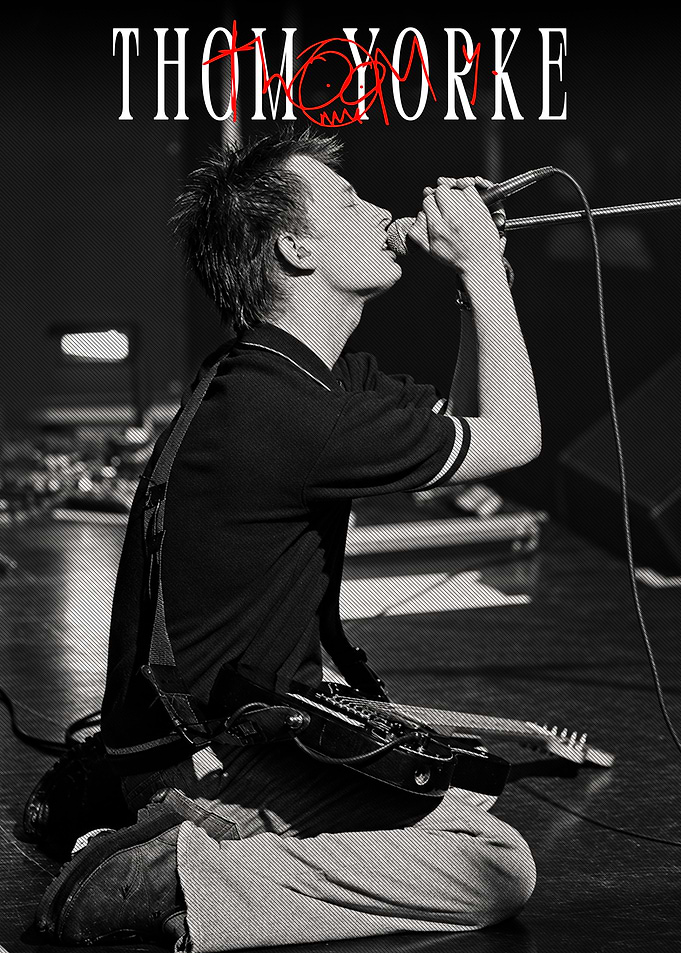 Thom Yorke Live Performance Poster