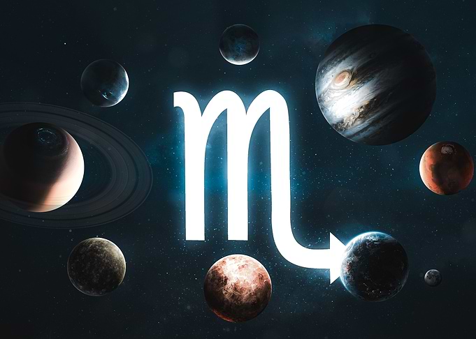 Scorpio Zodiac Sign in Space